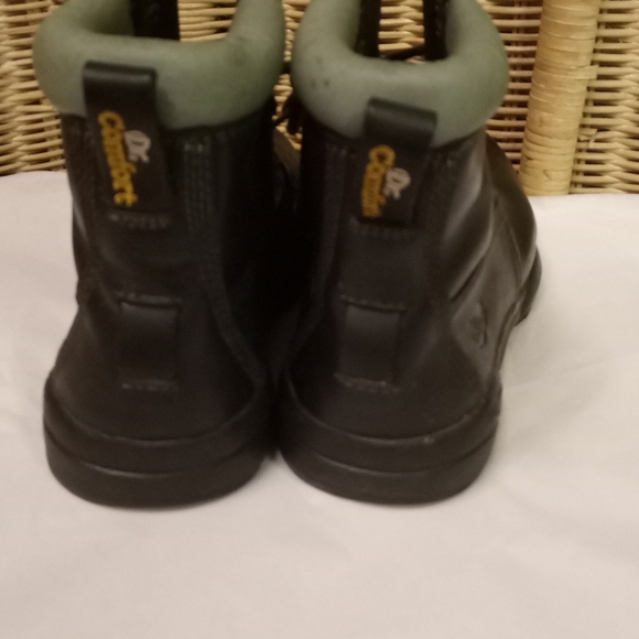 Dr. Comfort  Steel Toe Ankle Boots Black Leather Loop Lace   Size 8.5XW main image 6